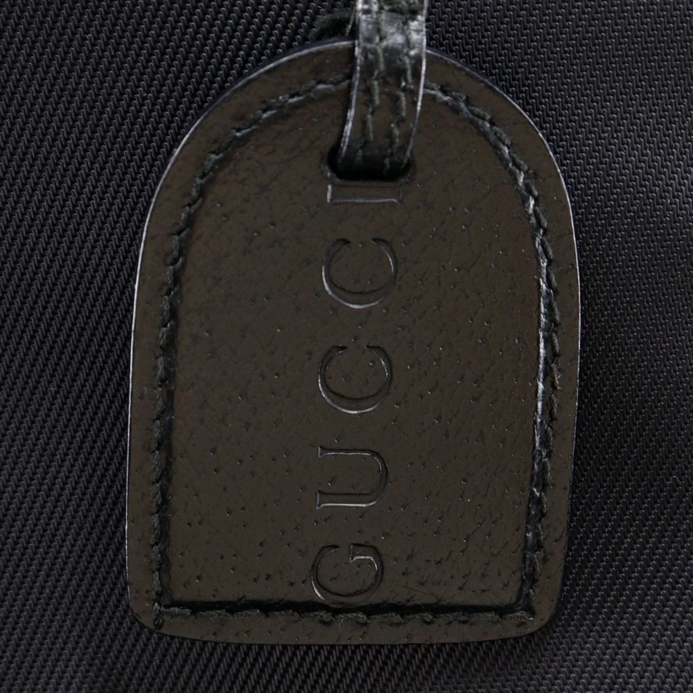 GUCCI Black Leather Backpack